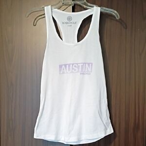 SoulCycle Women's Tank Top White and Purple